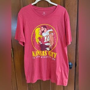 Kansas City Dynasty Era T-Shirt Bozz Prints Size Large Kelce & Swift